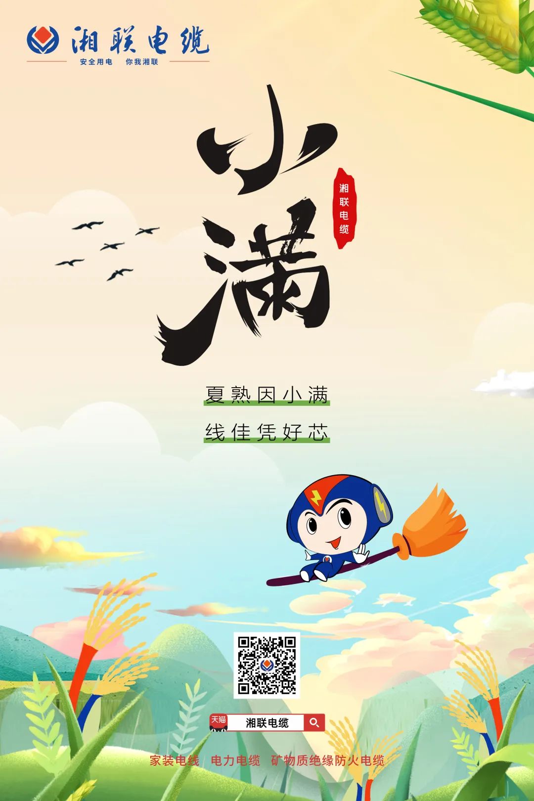 小滿節(jié)氣今日至，用電安全需重視！#安全用電你我湘聯(lián)